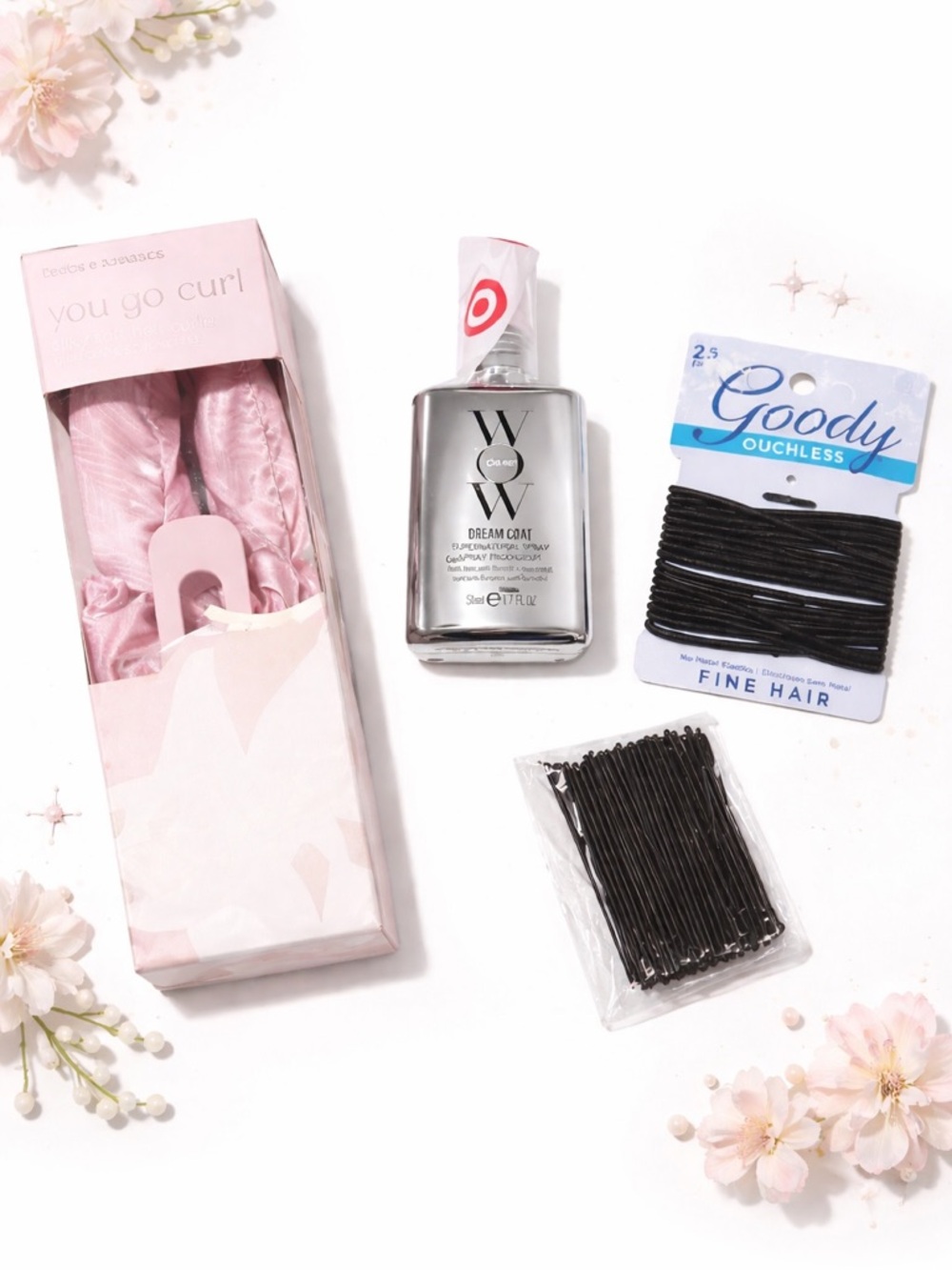 Hair Care Bundle Soft Curlers Spray and Accessories - Picture 1 of 8